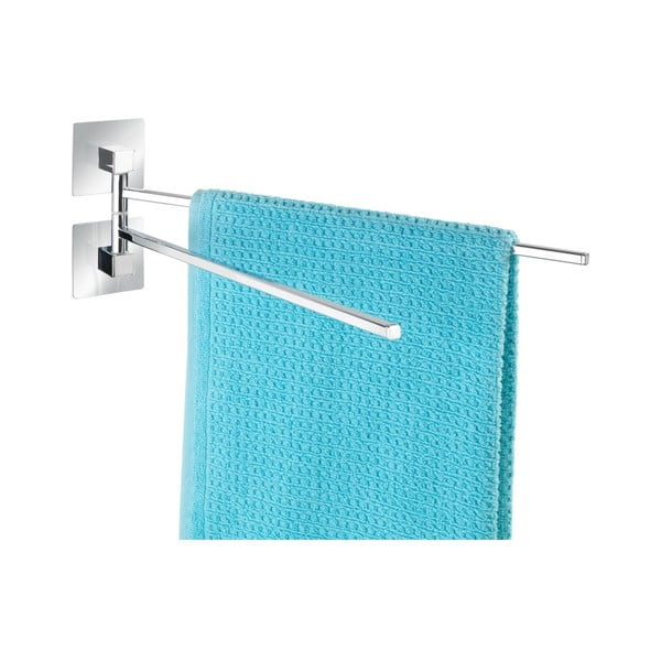 Samodržící dvojitá tyč na ručníky Wenko Quadro-image-2