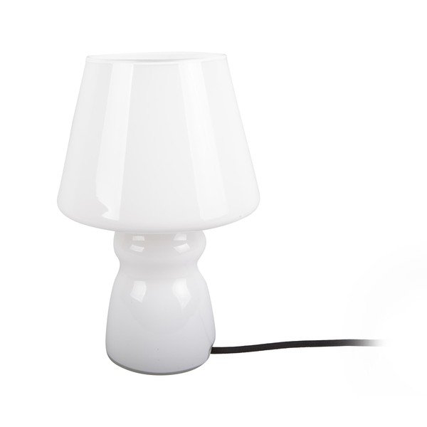 Bílá skleněná stolní lampa Leitmotiv Classic Glass, ø 16 cm-image-1