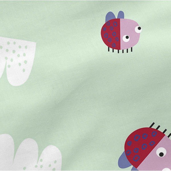 Dětské bavlněné prostěradlo Moshi Moshi Patchwork Animal, 60 x 120 cm-image-4