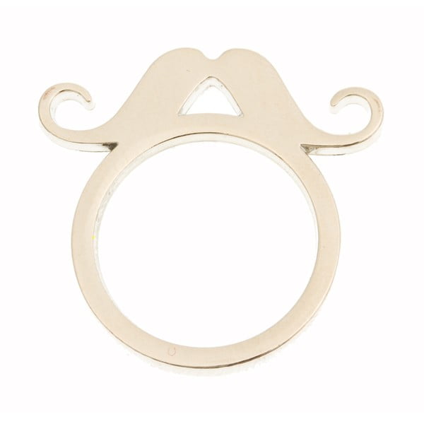 Prsten Silver Moustache