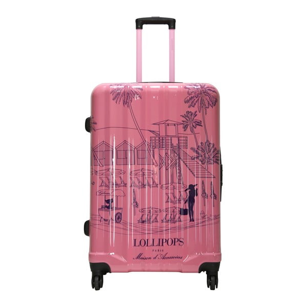 Cestovní kufr LULU CASTAGNETTE Lollipops Bloom, 107 l