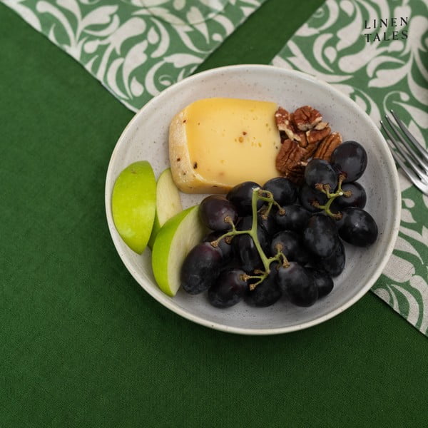 Lněný běhoun na stůl 40x150 cm True Green – Linen Tales-image-2