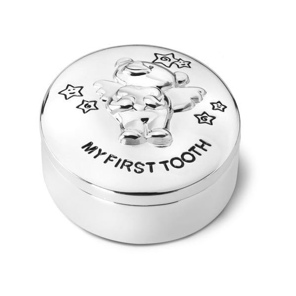 Kovová krabička na první zoubek ø 5,5x2 cm Twinkle – Zilverstad-image-1