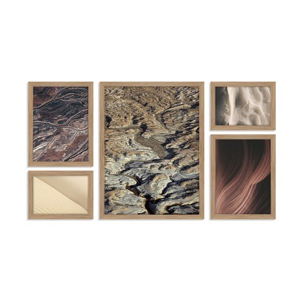 Obrazy v sadě 5 ks 30x40 cm Fade – Malerifabrikken