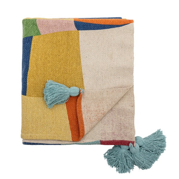 Dětská deka z recyklované bavlny 130x160 cm Colorine – Bloomingville Mini-image-4