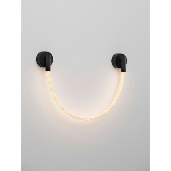 Bílé/matně černé ocelové LED nástěnné svítidlo Ilane – Nova Luce-image-2