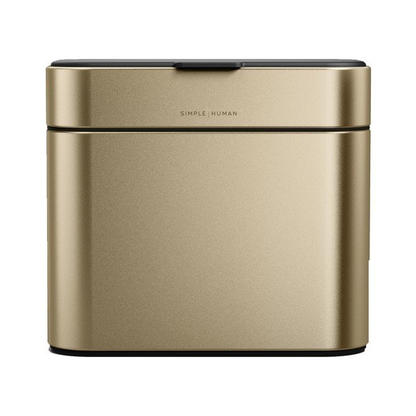 Nádoba na kompostovatelný odpad v matně zlaté barvě 4 l – simplehuman-image-3