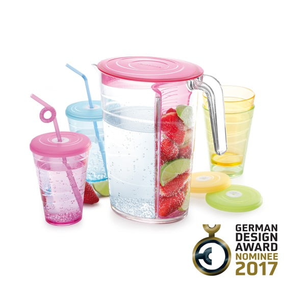 Džbán se 4 poháry s víčkem myDrink – Tescoma-image-4