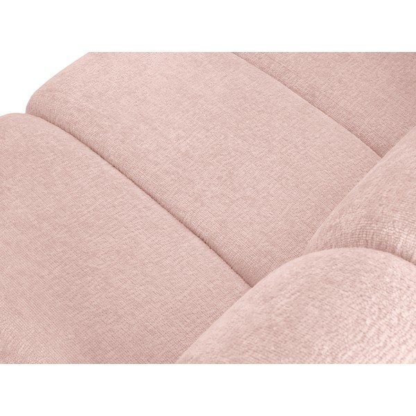 Růžový modul pohovky (levý roh) Lupine – Micadoni Home-image-1