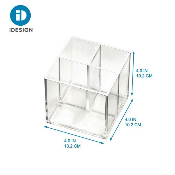 Koupelnový organizér na kosmetiku z recyklovaného plastu Cosmetic Cube – iDesign-image-3
