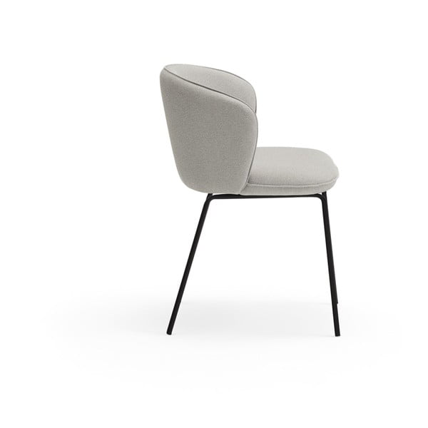 Světle šedá čalouněná jídelní křesla v sadě 2 ks Add – Teulat-image-3