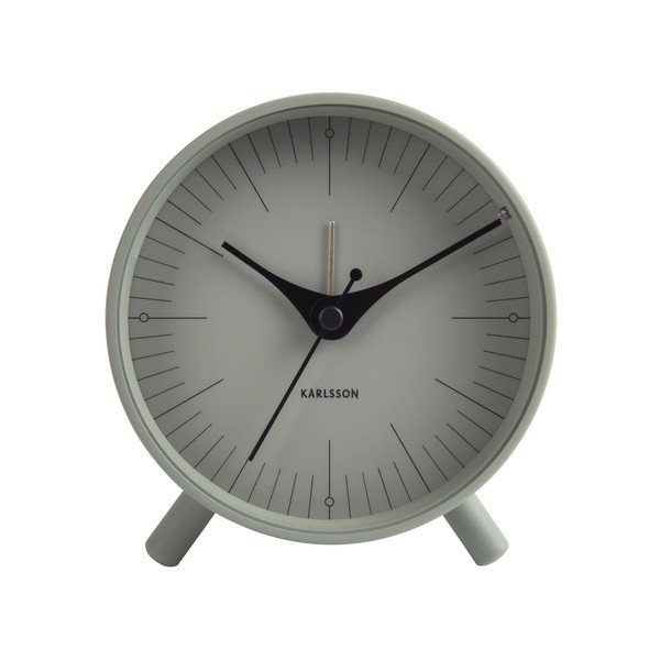 Zelený kovový budík Karlsson Index, ø 11 cm-image-3