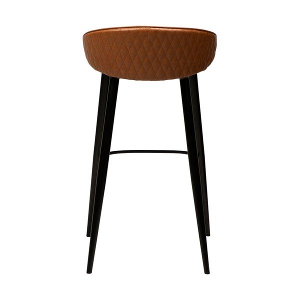 Hnědá barová židle z imitace kůže DAN-FORM Denmark Dual, výška 91 cm-image-4