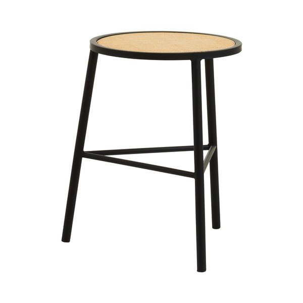 Černá/v přírodní barvě ratanová stolička Depok – Premier Housewares