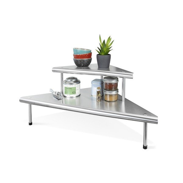 Přídavná polička z nerezové oceli Massivo - Maximex-image-2