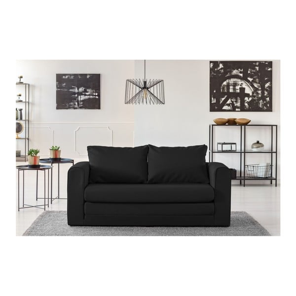 Černá rozkládací pohovka Cosmopolitan Design Honolulu-image-4