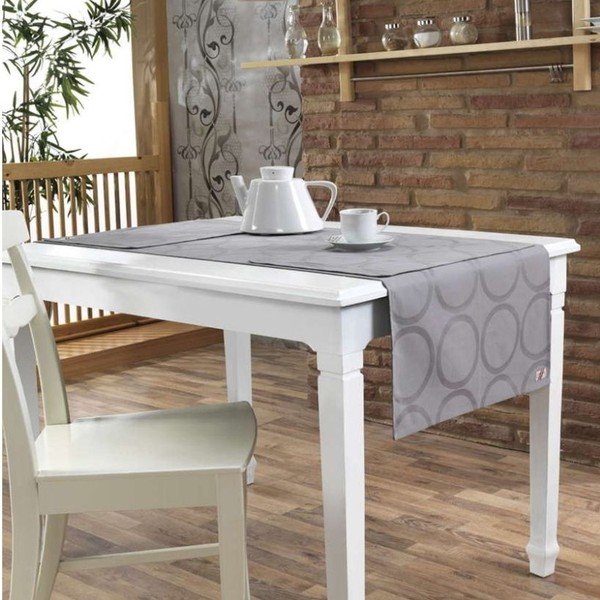 Sada běhounu a 2 prostírání U.S. Polo Assn. Grey-image-1