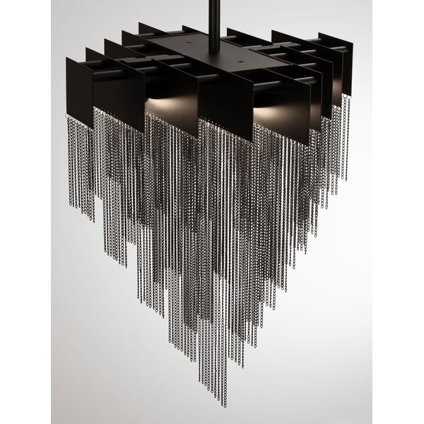 Matně černé ocelové LED stmívatelné závěsné svítidlo Revια – Nova Luce-image-3