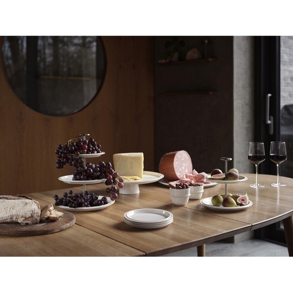 Krémový dezertní  porcelánový talíř ø 20 cm Eau – Zone-image-1