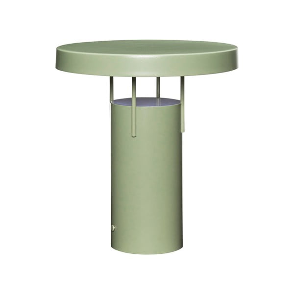 Zelená LED stmívatelná stolní lampa s kovovým stínidlem (výška 28 cm) BringMe – Hübsch