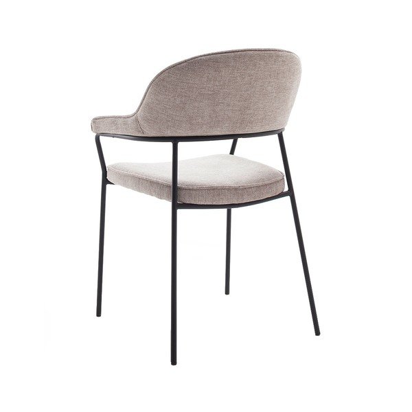 Béžová jídelní židle s područkami Kindersley – Unique Furniture-image-3