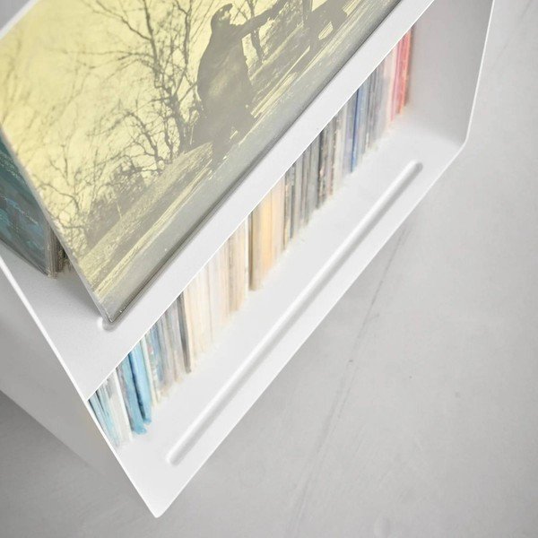 Bílý kovový pojízdný regál 40x73x38 cm Tower – YAMAZAKI-image-3