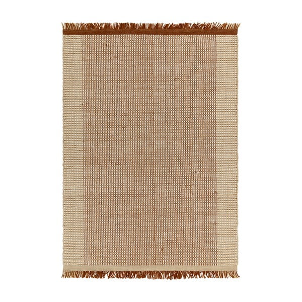 Hnědý ručně tkaný vlněný koberec 200x290 cm Avalon – Asiatic Carpets
