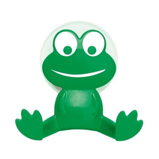 Zelený nástěnný háček Wenko Frog