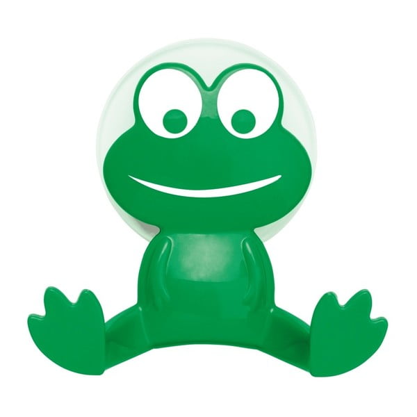 Zelený nástěnný háček Wenko Frog