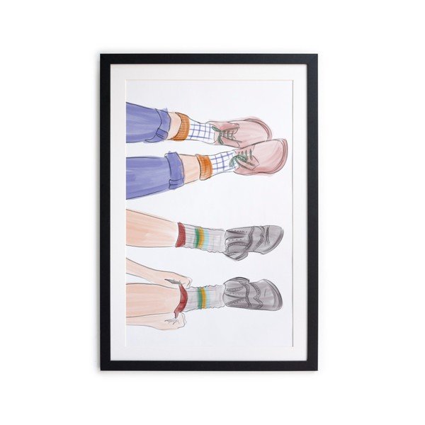 Zarámovaný plakát Really Nice Things Feet 40 x 60 cm