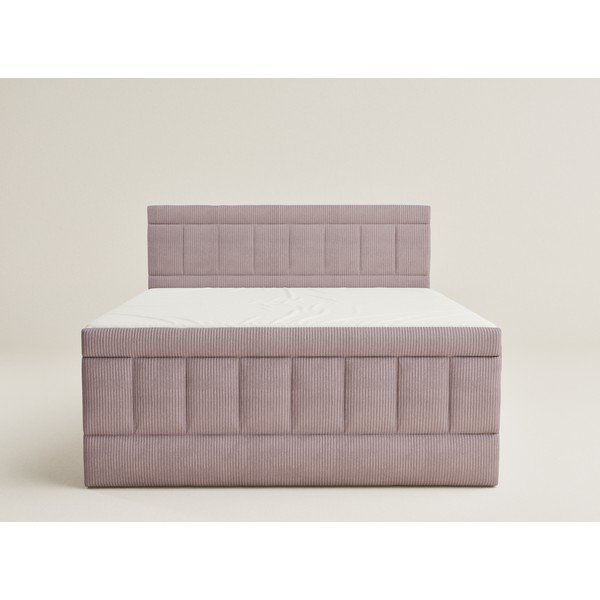 Fialová boxspring postel s úložným prostorem 180x200 cm Caya – Maison de Rêve-image-2
