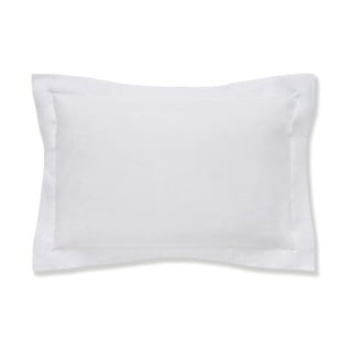 Bílý povlak na polštář z organické bavlny Bianca Oxford Organic, 50 x 75 cm