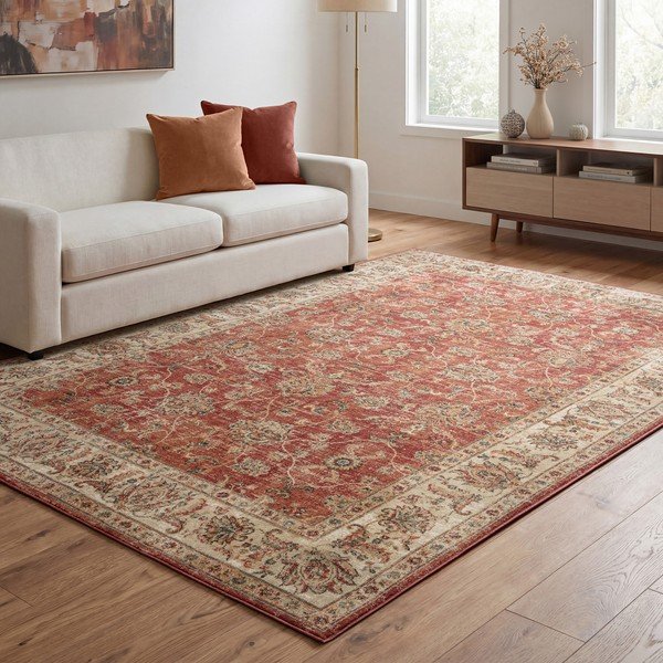 Červený koberec 200x275 cm Raja – Asiatic Carpets-image-4