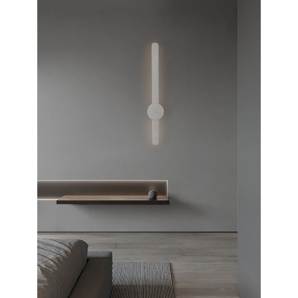 Hliníkové LED nástěnné svítidlo v matně stříbrné barvě Norei – Nova Luce-image-2