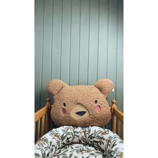 Dětský polštářek z mikroplyše Bear – Malomi Kids-image-1
