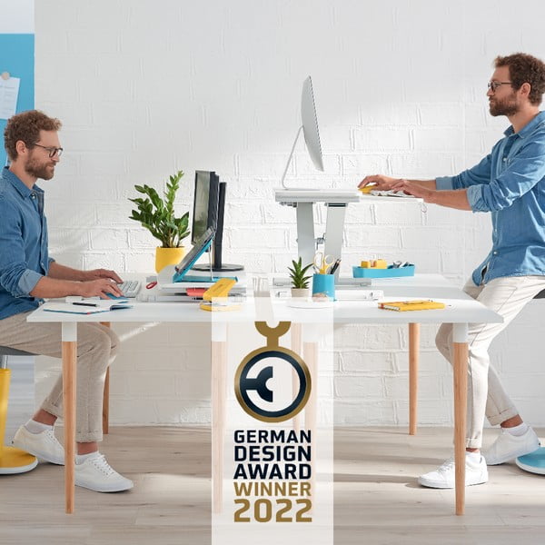 Pracovní stolní deska s výsuvnou policí Ergo – Leitz-image-1