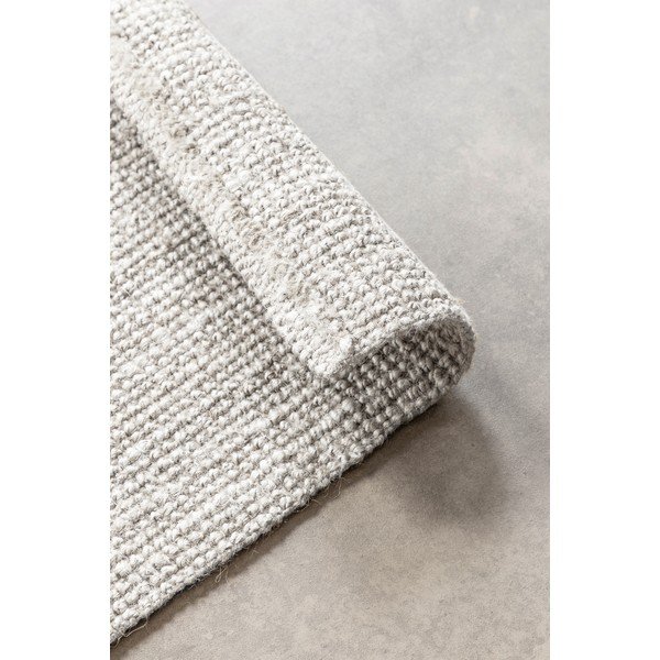 Světle šedý oboustranný/ručně tkaný jutový běhoun 80x200 cm Bouclé Jaipur – Hanse Home-image-3