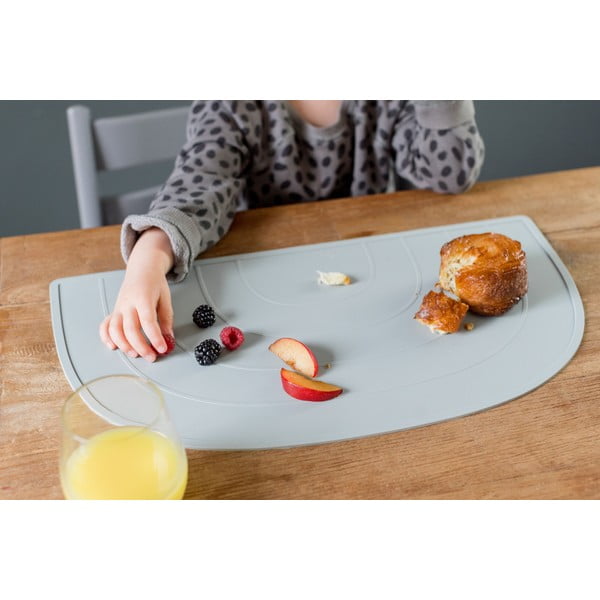 Modré silikonové prostírání Kindsgut Rainbow, 47 x 26 cm-image-3