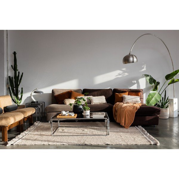 Béžový bavlněný koberec 140x200 cm Duetto Sage – Lorena Canals-image-1