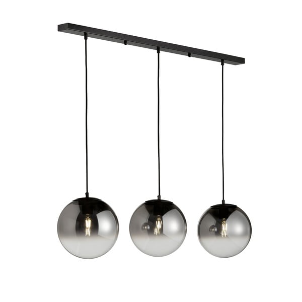 Černé závěsné svítidlo Mirror – Fischer & Honsel