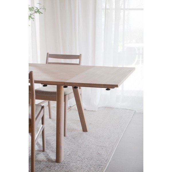 Přídavná deska k jídelnímu stolu z dubového dřeva 95x45 cm Clapperton – Rowico-image-2