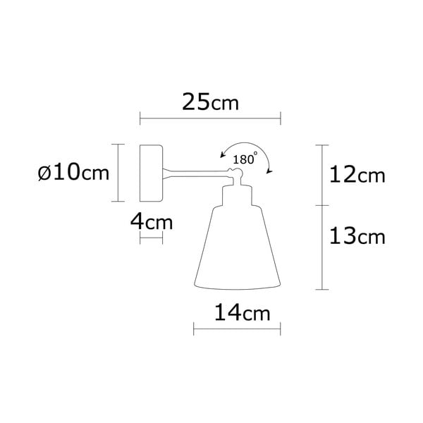 Nástěnné svítidlo v bílo-přírodní barvě Manavgat – Opviq lights-image-3