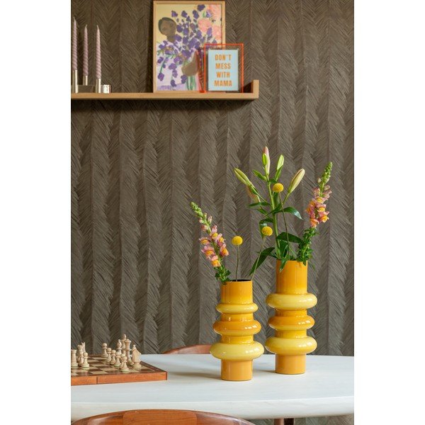 Oranžová železná váza (výška 30 cm) Grato – PT LIVING-image-1