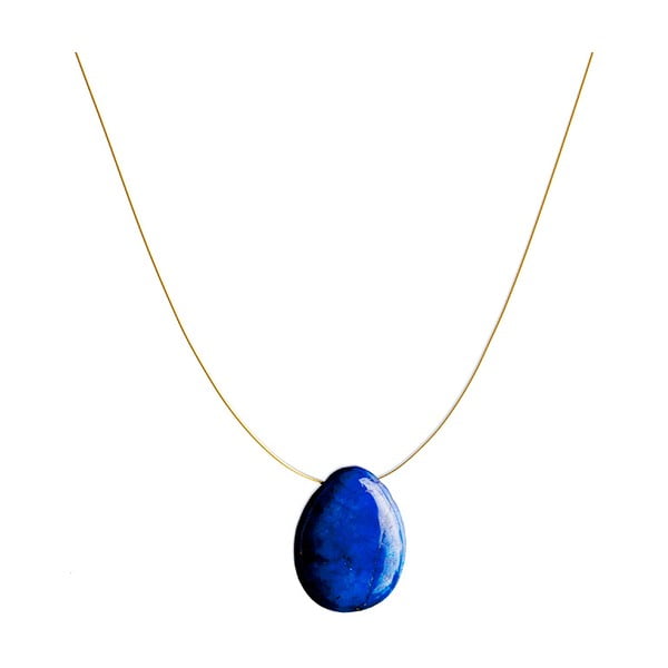 Zlatý náhrdelník Lapis Lazuli