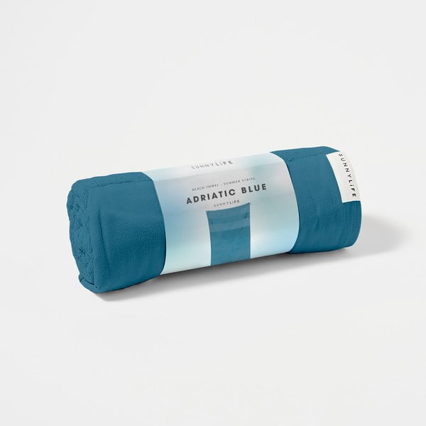 Modrá bavlněná plážová osuška Sunnylife Summer Stripe, 175 x 90 cm-image-3