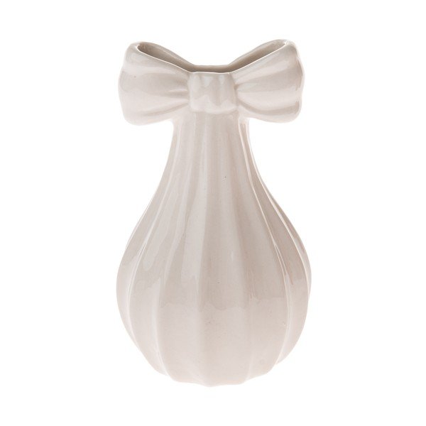 Krémová porcelánová váza (výška 12 cm) – Dakls