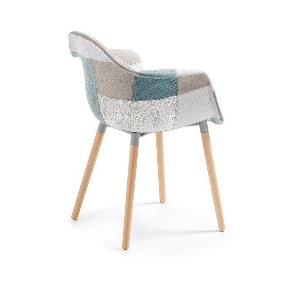 Sada 2 modro-šedých jídelních židlí La Forma Kenna-image-3