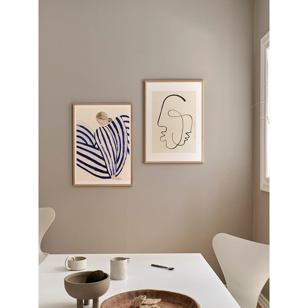 Plakát 30x40 cm Blue Stripe at Concorde – Sofia Lind – The Poster Club-image-1