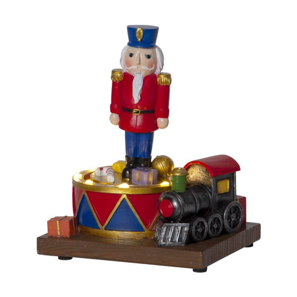 Vánoční světelná LED dekorace Star Trading Nutcracker, výška 16 cm