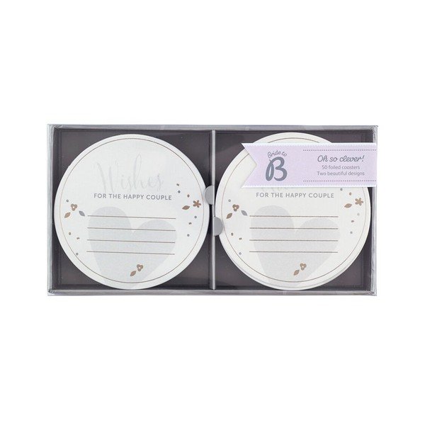 Podtácky pro svatební hosty s místem pro vzkaz Busy B-image-3